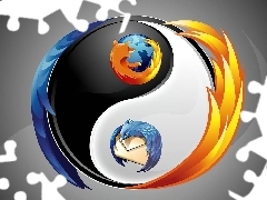Thunderbird, Firefox, Fuzja, Logo
