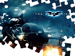 Batman Dark Knight, iskry, batman, motor