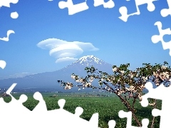 Chmura, Fantazyjna, Góra, Fuji