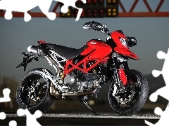 Alufelgi, Czerwone, Ducati Hypermotard 1100