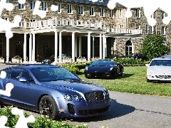 Bentley, Niebieski, Samochód