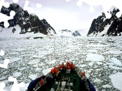 Lodołamacz, Góry, Antarktyda