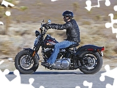Próbna, Harley Davidson Softail Cross Bones, Jazda