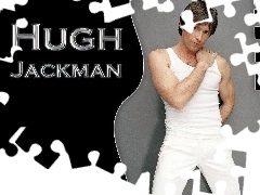 biały strój, Hugh Jackman