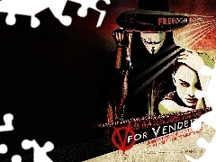 napisy, postacie, V For Vendetta