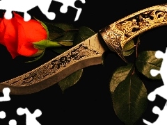 Nóż, Róża