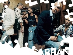 marynarka, jeans, spodnie, Dolce And Gabbana, bar, mężczy