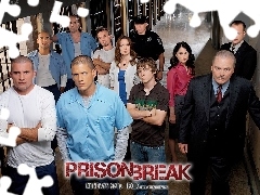 postacie, cele, Prison Break, korytarz