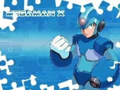 facet, człowiek, Mega Man X, ręka