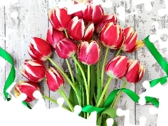 Czerwone, Tulipany, Bukiet