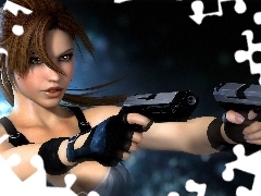 Broń, Tomb Raider, Lara Croft