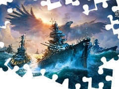 Gra, Okręty, Morze, World Of Warships
