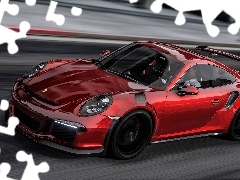 Porsche 911 GT3 RS, Czerwone, Gra, Grand Theft Auto 5