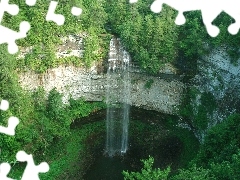 Wodospad, Las, Tennessee, Jeziorko