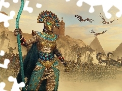 Dodatek, Rise of the Tomb Kings, Smoki, Wielka Królowa Khalida Neferher, Piramidy, Total War Warhammer II, Gra, Wojownicy