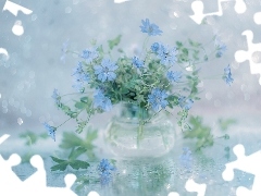 Bodziszek, Niebieskie, Kwiaty