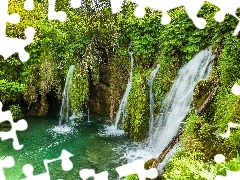 Chorwacja, Wodospad, Roślinność, Park Narodowy Jezior Pli