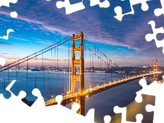 San Francisco, Stany Zjednoczone, Cieśnina, Golden Gate, Most wiszący