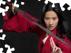 Liu Yifei, Broń, Mulan, Aktorka, Film