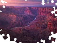 Grand Canyon, Park Narodowy Wielkiego Kanionu, Kolorado River, Stany Zjednoczone, Rzeka, Wielki Kanion Kolorado