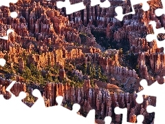 Stan Utah, Stany Zjednoczone, Kanion, Park Narodowy Bryce Canyon, Skały