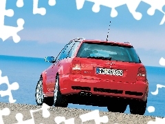 Audi RS4, Tył, Czerwone