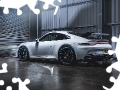 Garaż, Białe, Porsche 911 GT3