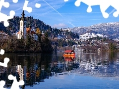 ĹĂłdka, Alpy Julijskie, Lake Bled, KoĹciĂłĹ Zwi