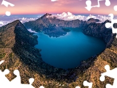GĂłry, Jezioro Kawah, Indonezja, Krater
