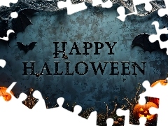 Napis, Grafika AI, Dynie, Tablica, Halloween