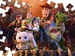 Chudy, Film animowany, Buttercup, Bo Peep, Forky, Buzz Astral, Gabby Gabby, Laleczka, Toy Story, Bonnie, Pan Bulwa, Ducky, Duke Caboom, Postacie, Bunny, Kosmici, Cienk