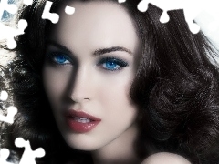 Niebieskie, Oczy, Megan Fox