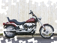 Siedzenie, Oparcie, Harley Davidson Softail Custom