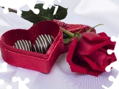 Róża, Słodycze, Walentynki