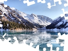 Zima, Jezioro, Góry