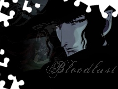 napis, twarz, Vampire Hunter D - Bloodlust