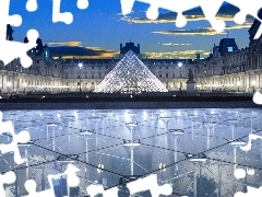 Paryż, Francja, Louvre