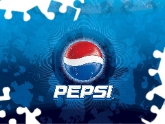 Tło, Niebieskie, Logo, Pepsi