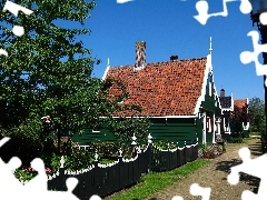 Domek, Ogrodzenie, Holandia
