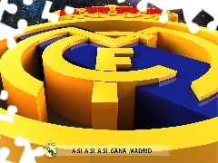Zbliżenie, Logo, Real Madryt, Duże